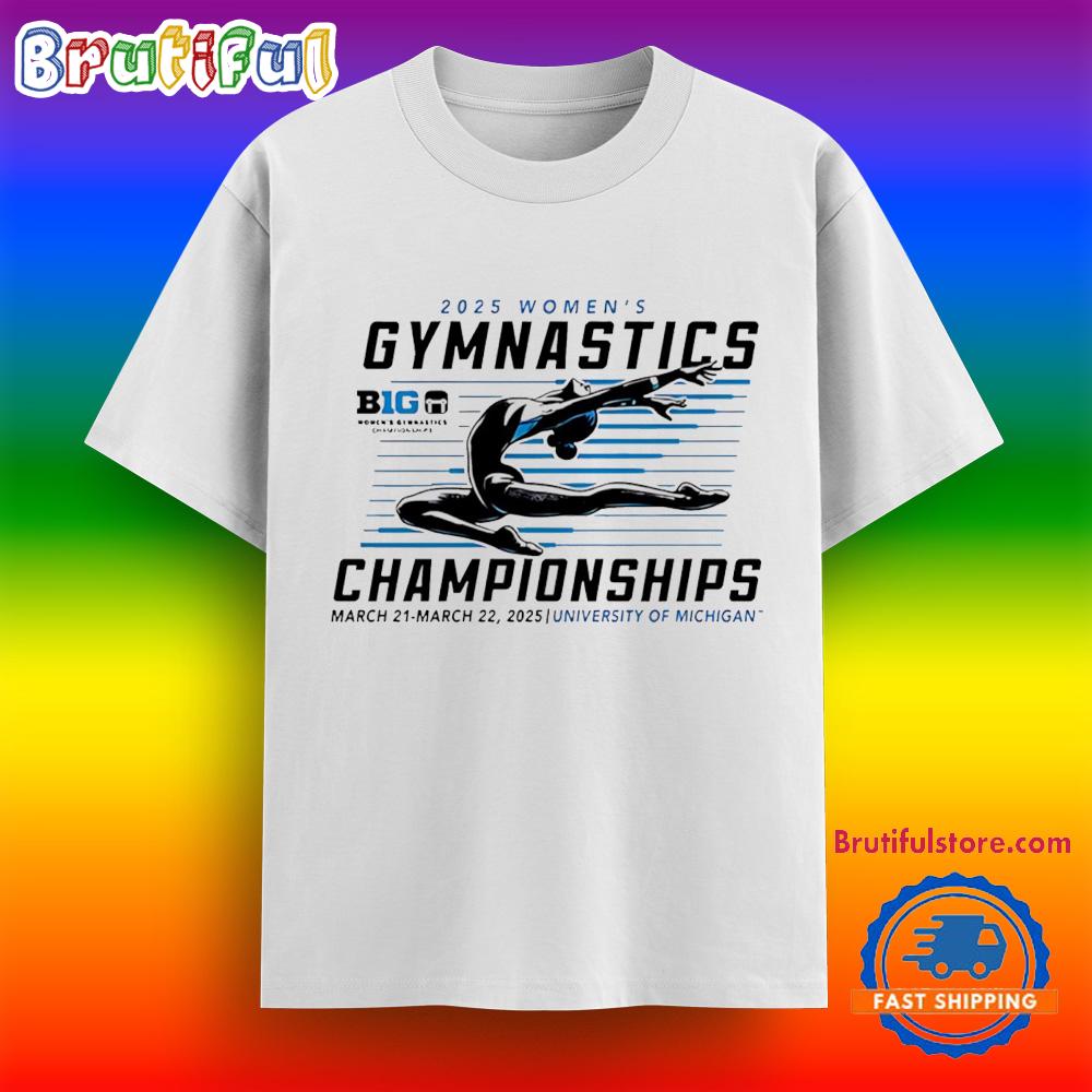 Women’s Gymnastics Championships 2025 Big Ten T Shirt