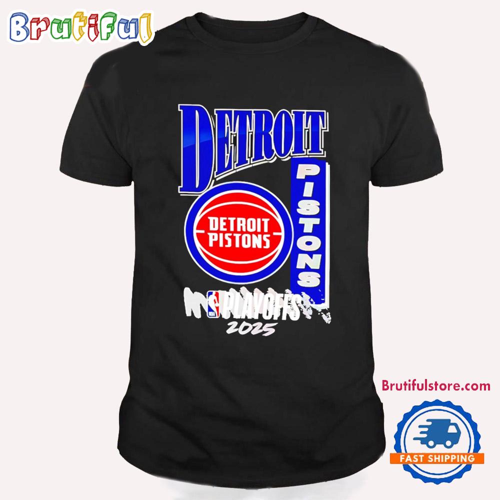 2025 Detroit Pistons NBA Playoffs T Shirt