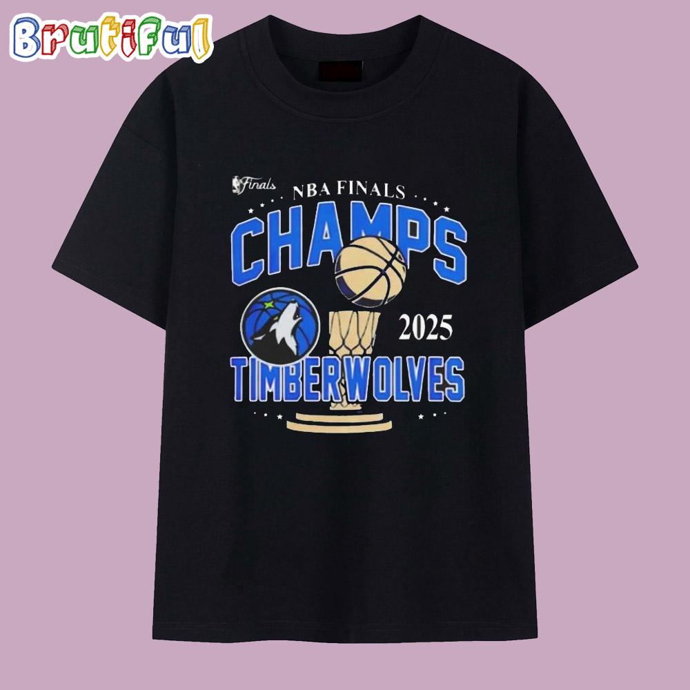 2025 Nba Finals Minnesota Timberwolves Championship T Shirt