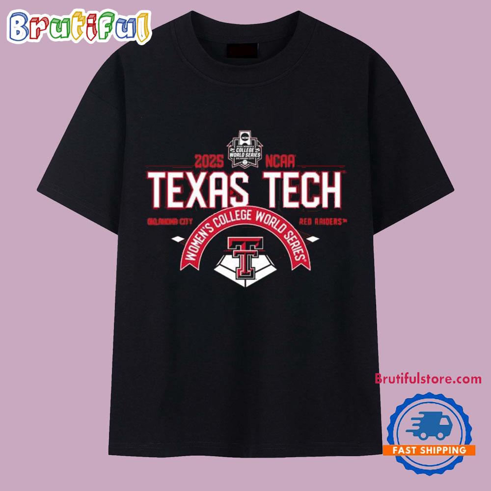 2025 Ncaa Texas Tech Oklahoma City Red Raiders Women’s College World Series T Shirt