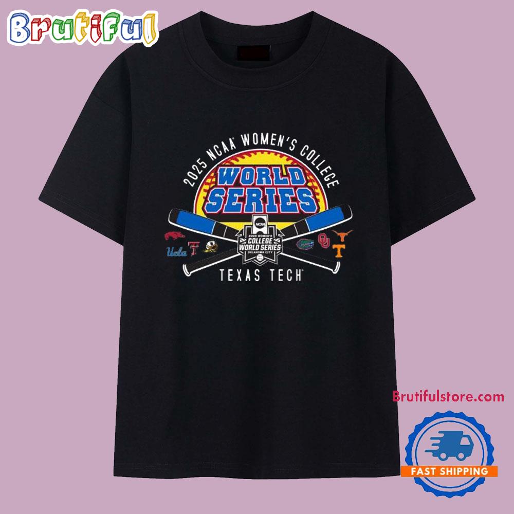 2025 Ncaa Women’s College World Series Texas Tech T Shirt