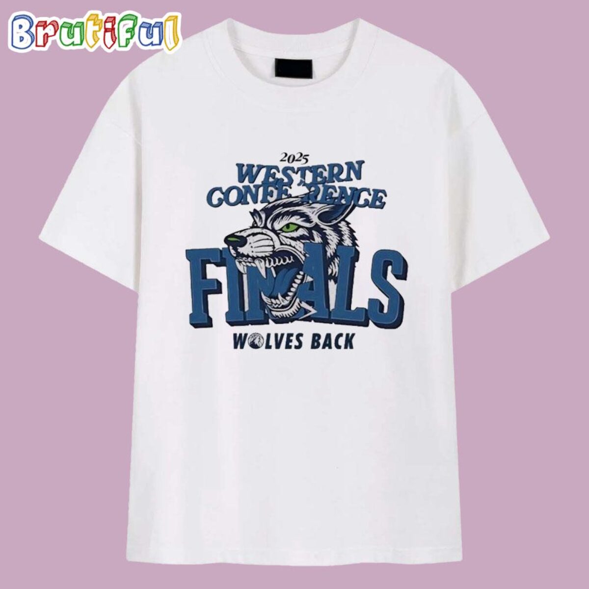2025 Western Conference Finals Wolves Back T Shirt