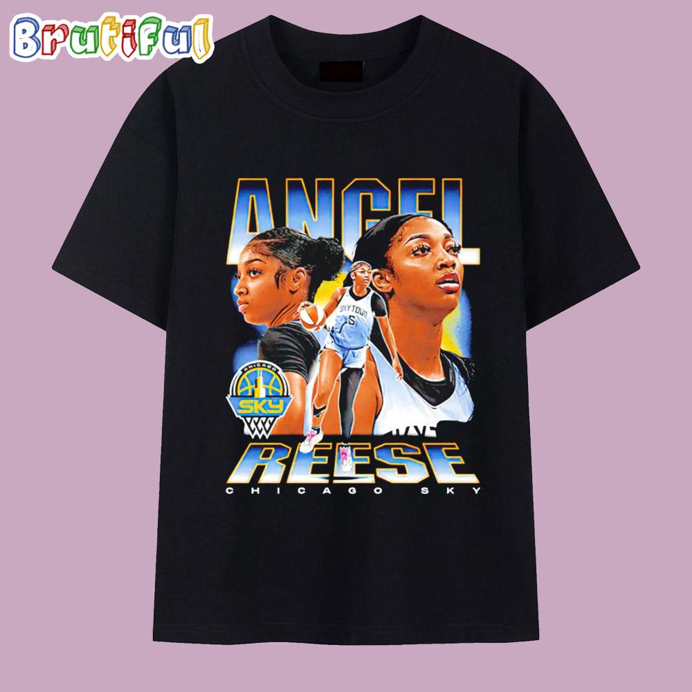 Angel Reese Chicago Sky Basketball Vintage T Shirt