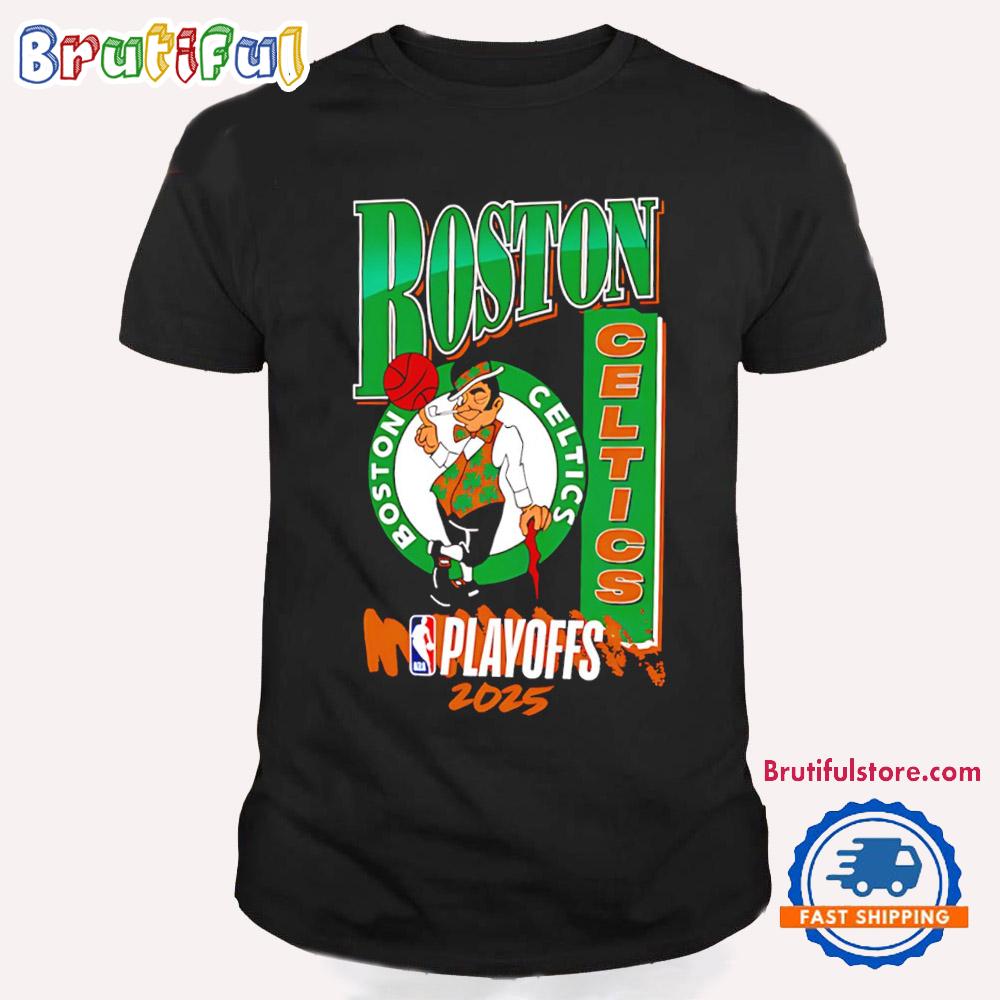 Boston Celtics basketball 2025 NBA Playoffs Hype T Shirt