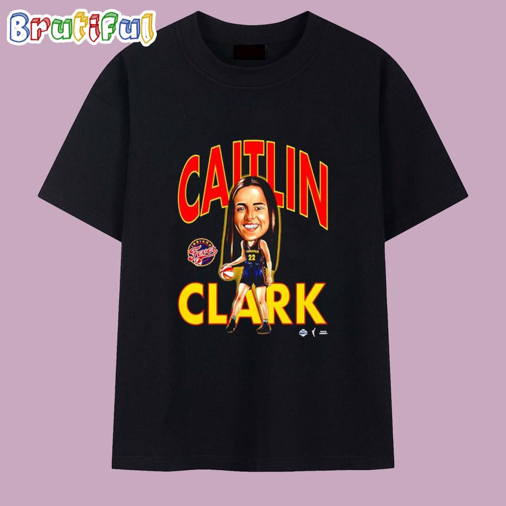 Caitlin Clark Indiana Fever Caricature T Shirt