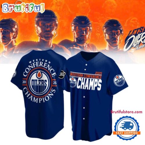 Edmonton Oilers 2025 Western Conference Champions 3D Printed Baseball ...