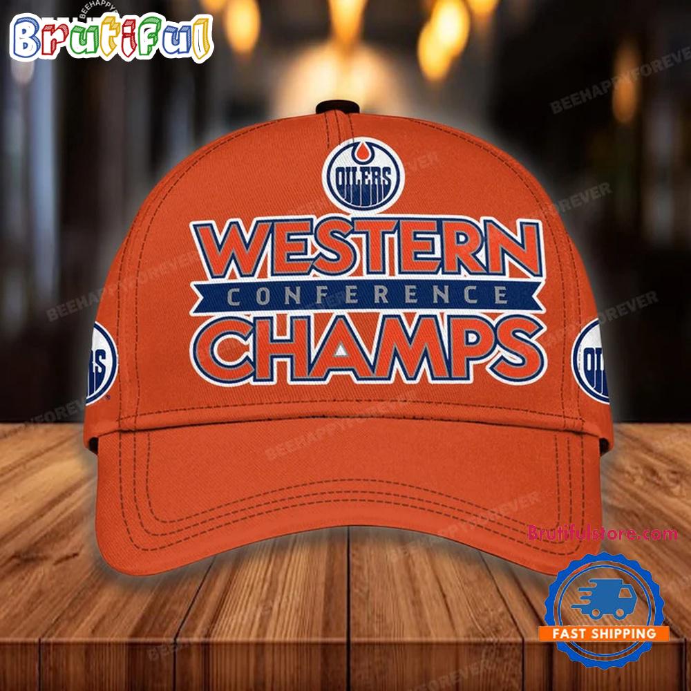 Edmonton Oilers 2025 Western Conference Champions Limited Edition Cap