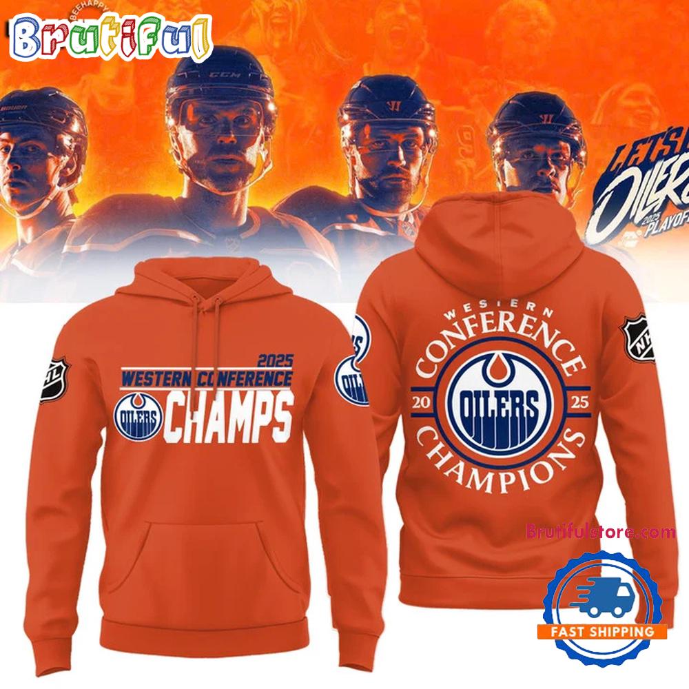 Edmonton Oilers 2025 Western Conference Champions Limited Edition Hoodie
