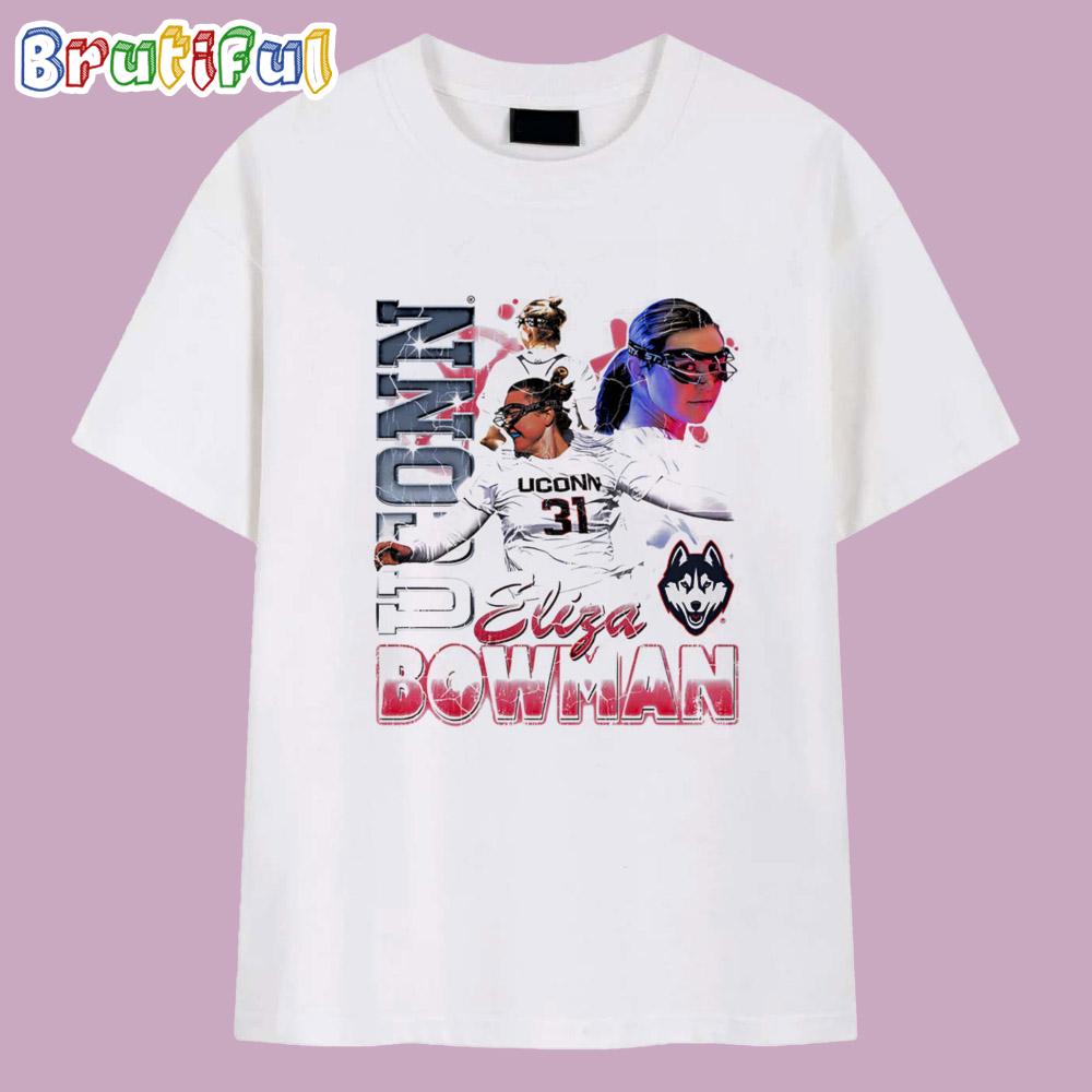 Eliza Bowman Uconn Huskies Lacrosse Graphic T Shirt