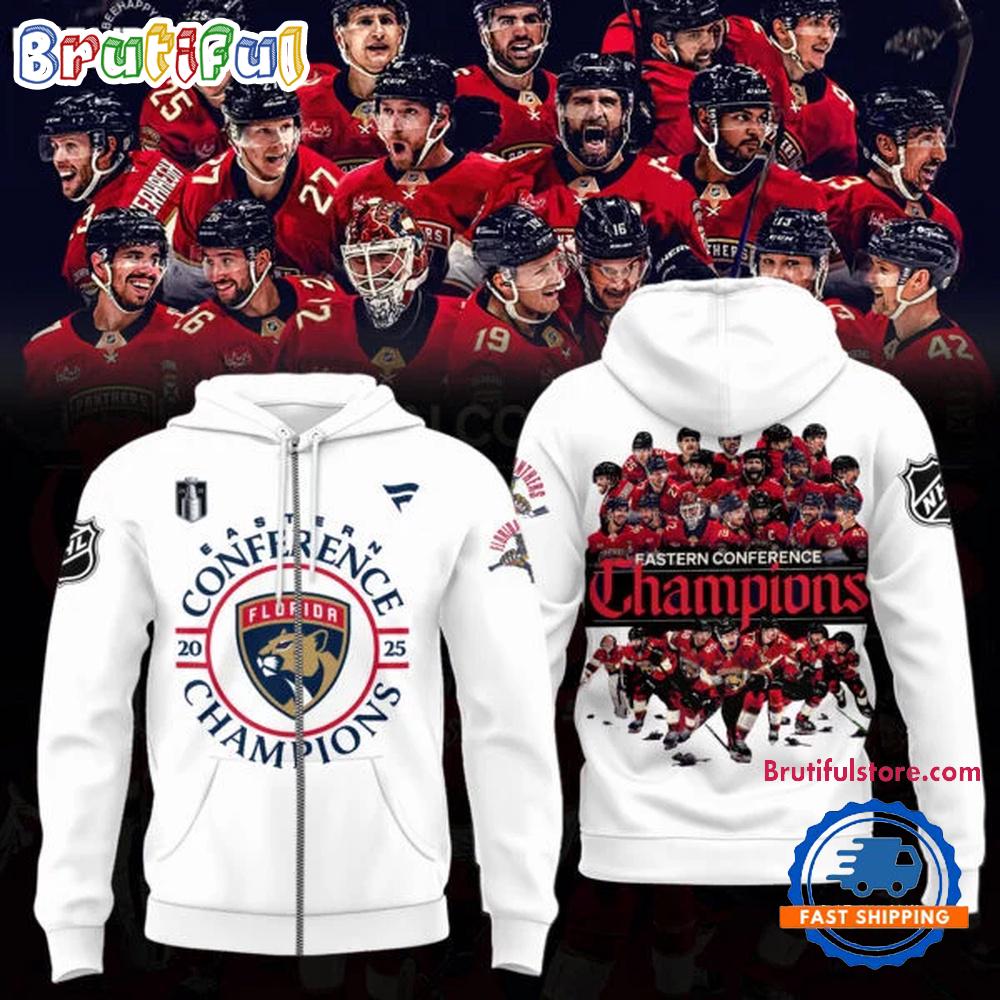 FLORIDA PANTHERS 2025 Eastern Conference Champions Limited Edition Hoodie