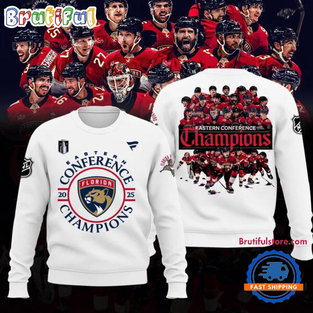 FLORIDA PANTHERS 2025 Eastern Conference Champions Limited Edition Sweatshirt