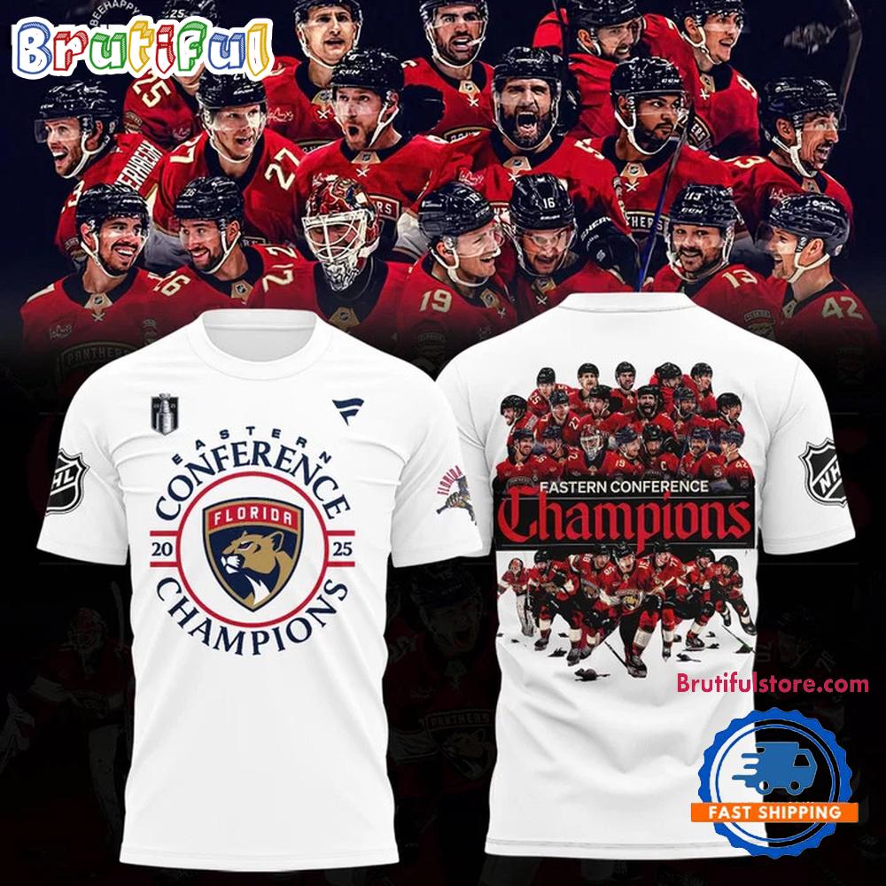 FLORIDA PANTHERS 2025 Eastern Conference Champions Limited Edition T Shirt