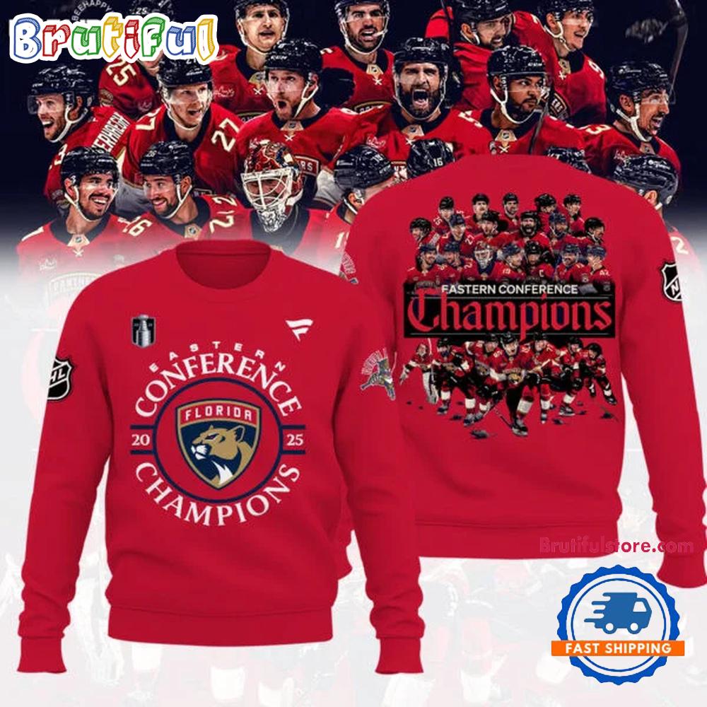 FLORIDA PANTHERS 2025 Eastern Conference Champions Sweatshirt
