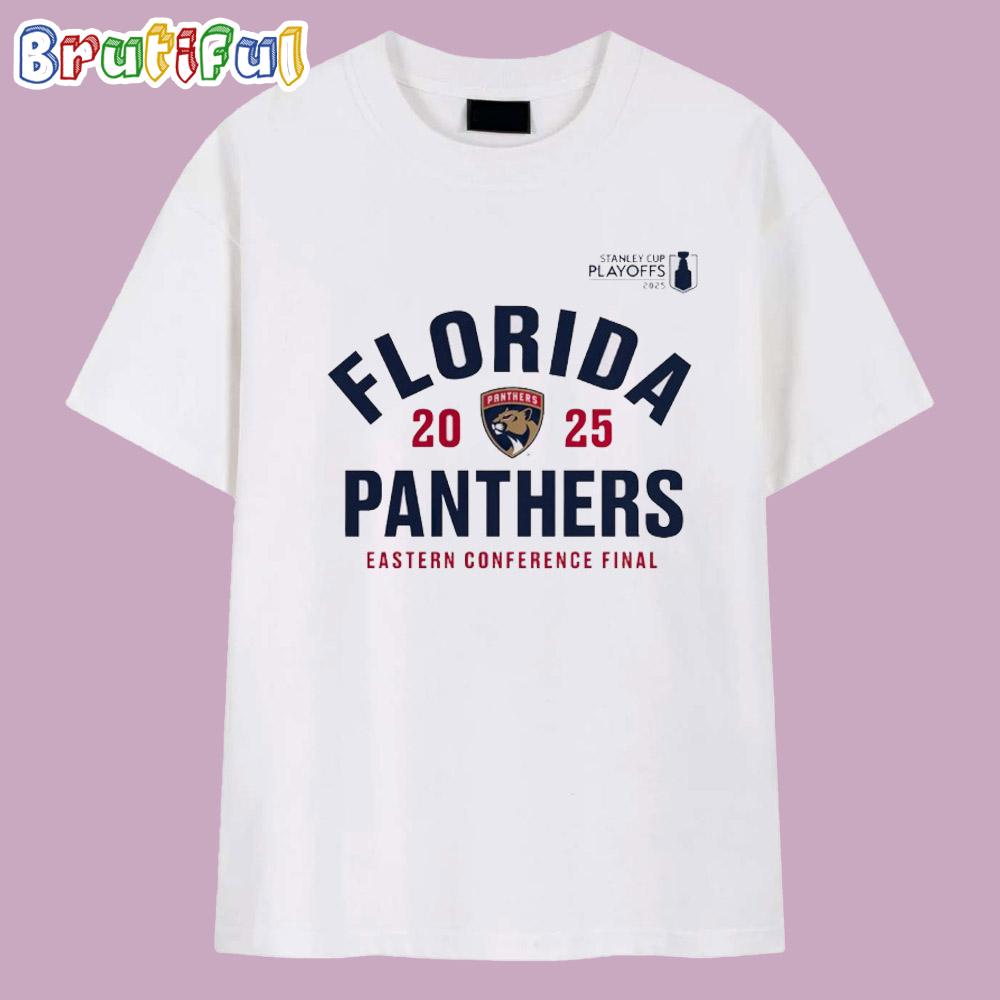 Florida Panthers 2025 Stanley Cup Playoffs Eastern Conference Final Contender T Shirt