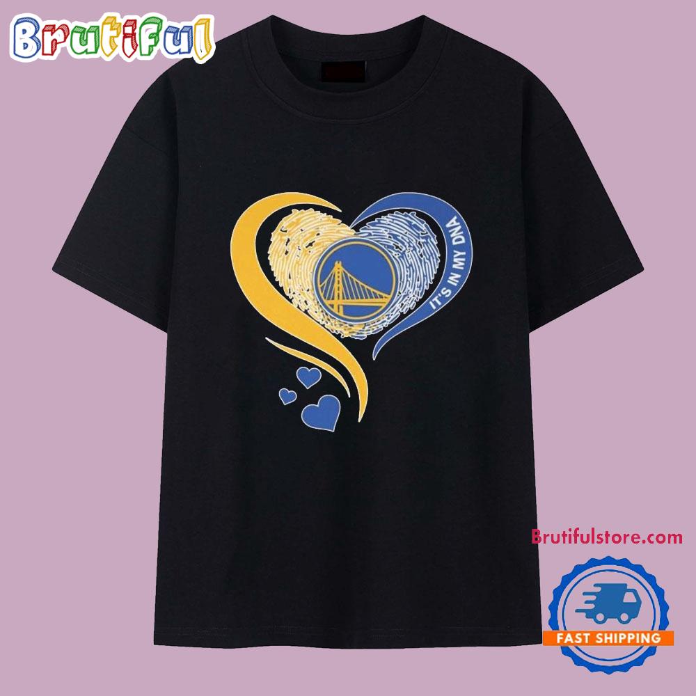 Golden State Warriors It’s In My DNA Heart Logo 2025 T Shirt