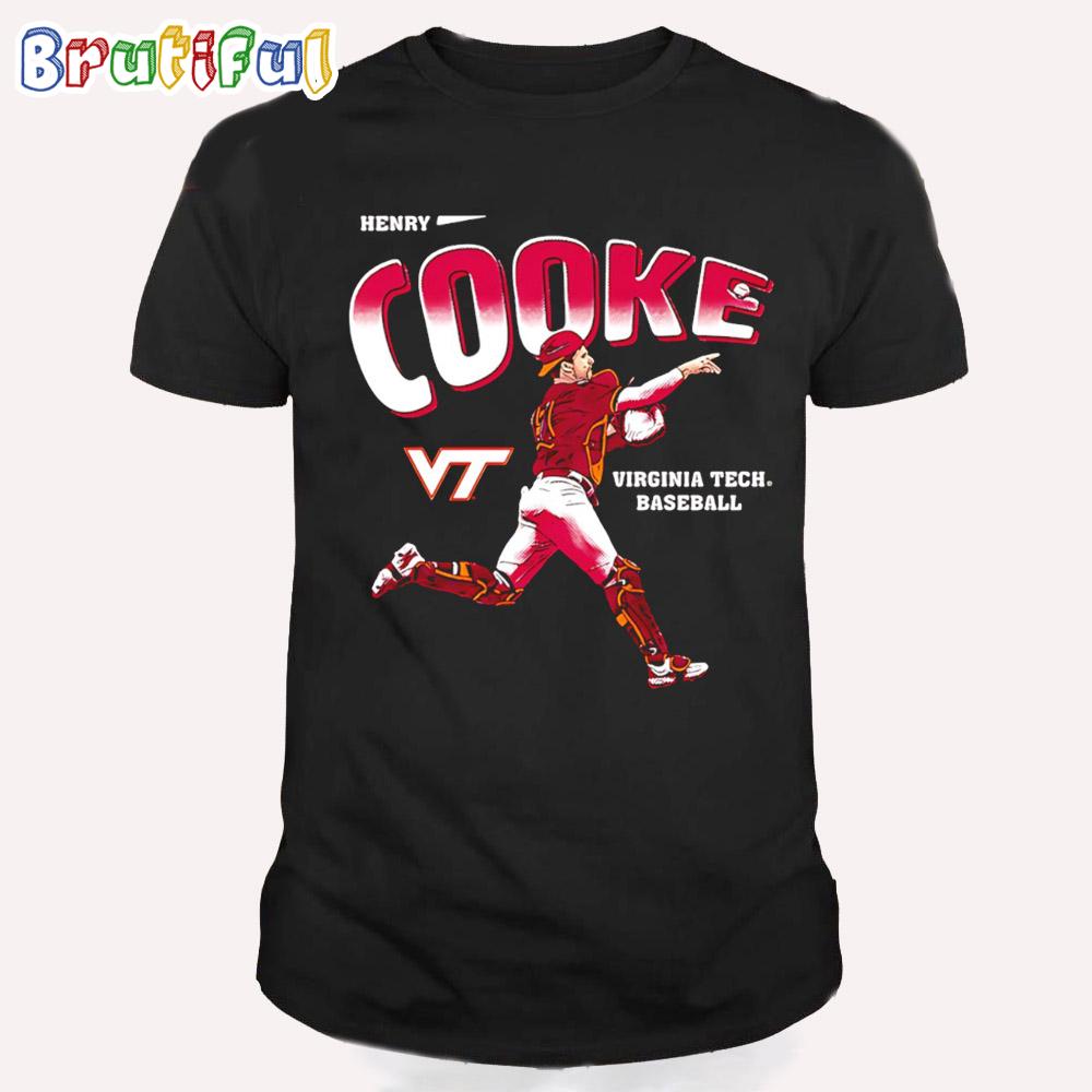Henry Cooke Virginia Tech Hokies Illustrated T Shirt