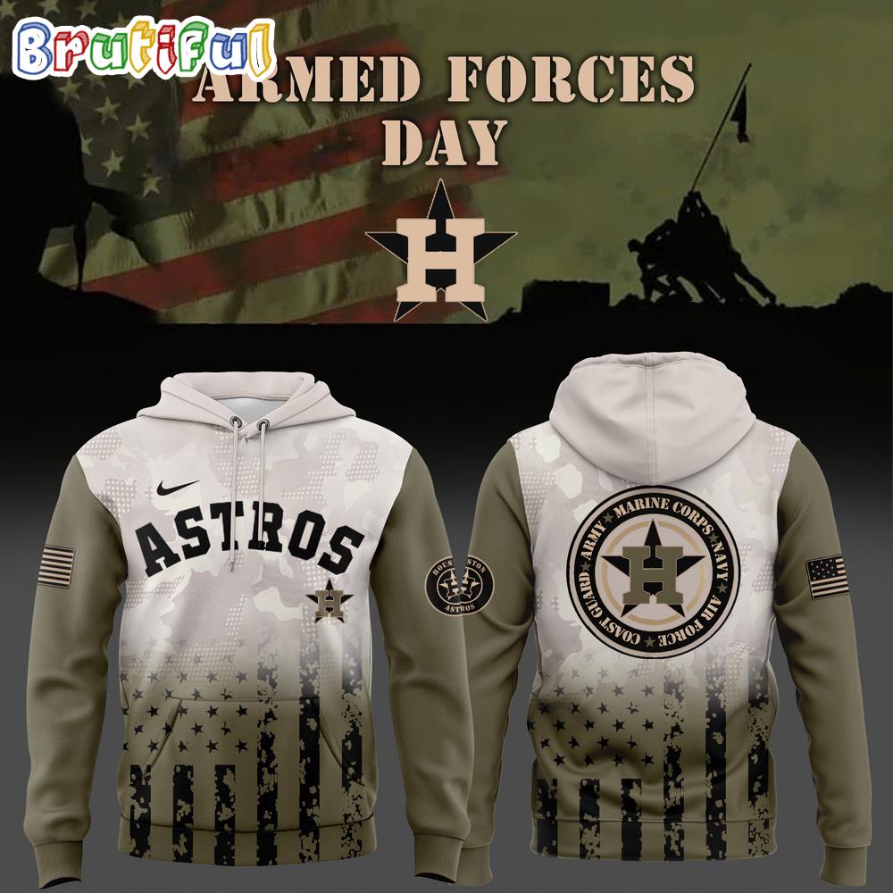 Houston Astros 2025 Armed Forces Day Hoodie