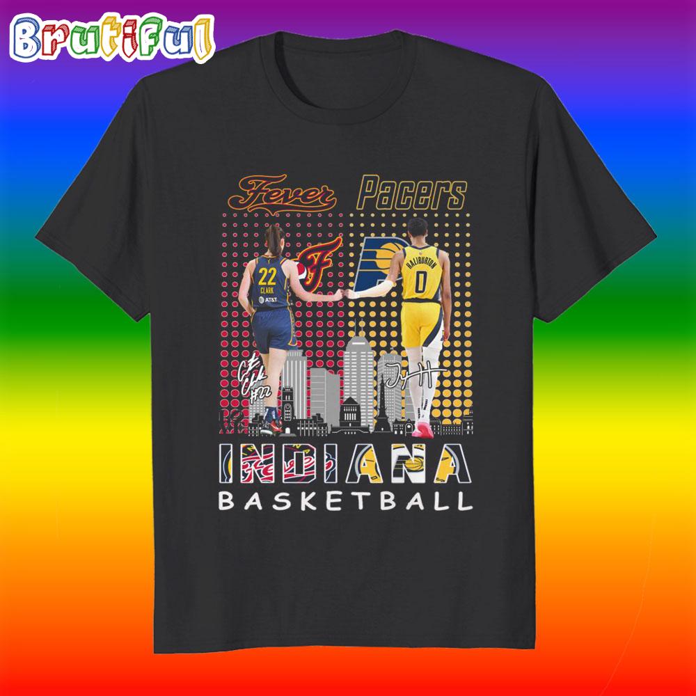 Indiana Fevers And Pacers Basketball 2025 New T Shirt