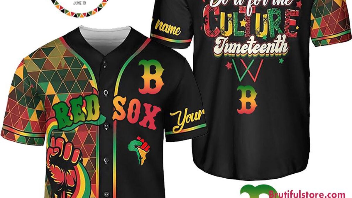 Juneteenth Day x Boston Red Sox 2025 Baseball Jersey Shirt
