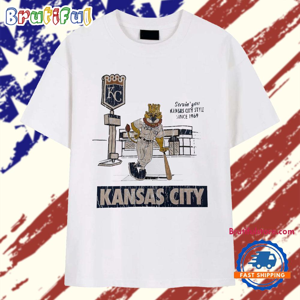 Kansas City Royals Servin’ You Since 1969 Mascot T Shirt