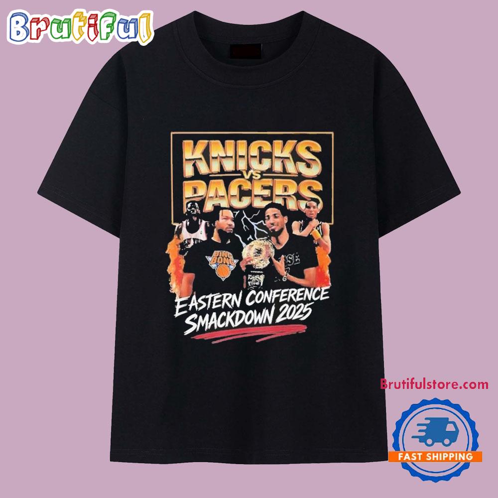 Knicks Pacers Eastern Conference 2025 T Shirt