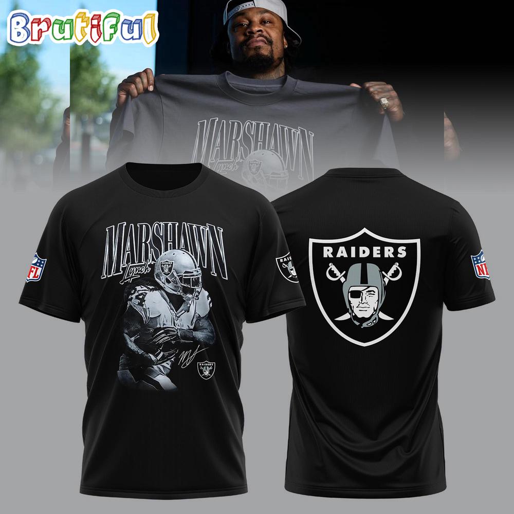 Las Vegas Raiders Marshawn Lynch 2025 T Shirt