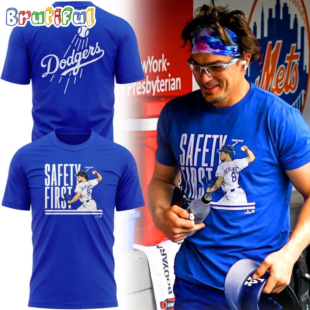 Los Angeles Dodgers Special Edition Safety First 2025 T Shirt