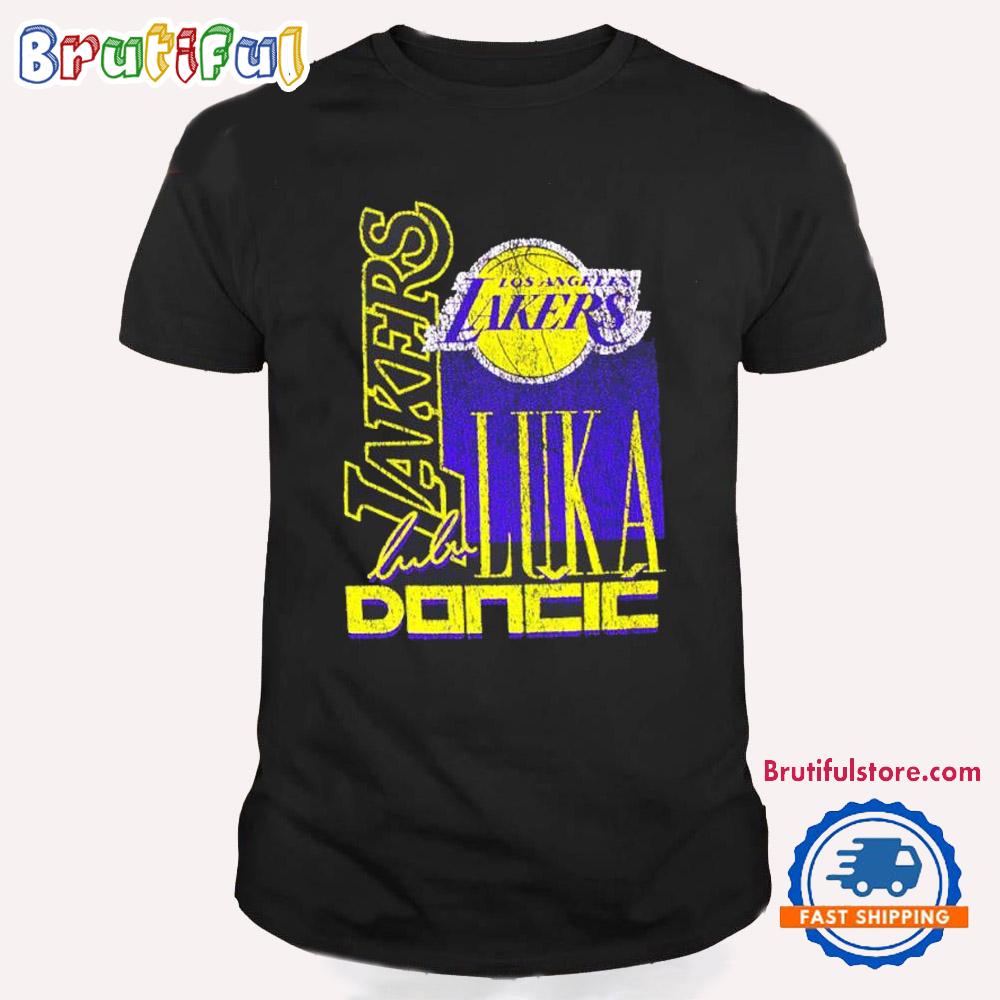 Luka Dončić Los Angeles Lakers Mineral Wash Player T Shirt
