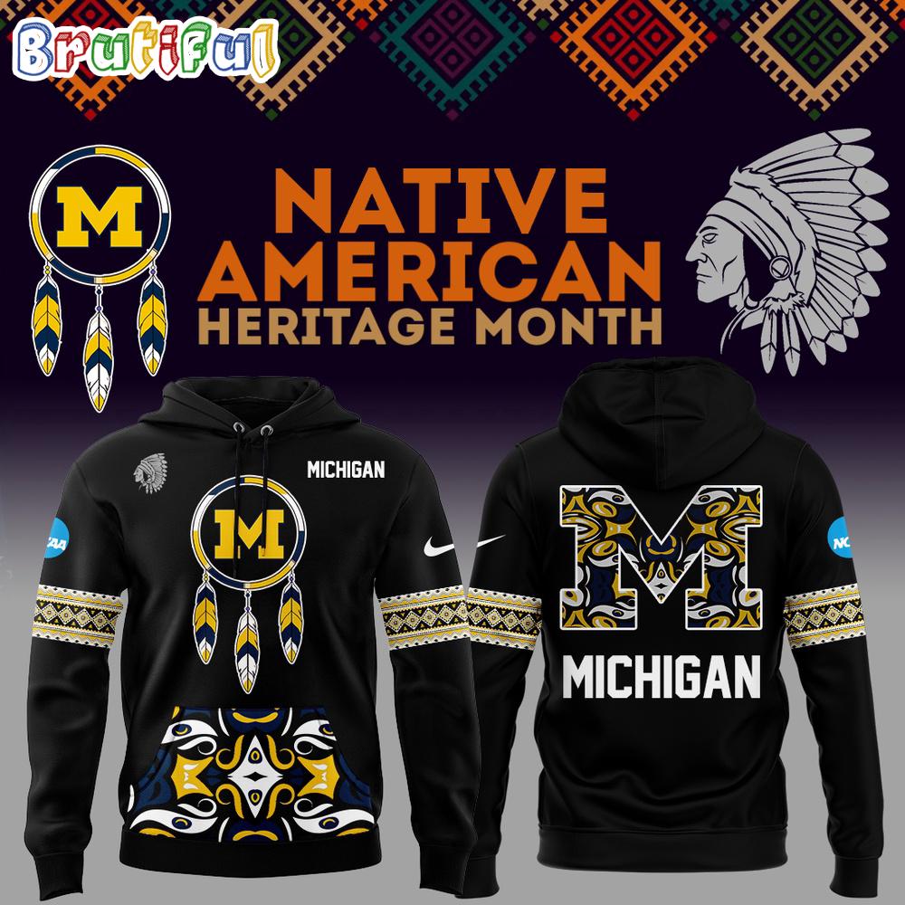 Michigan Wolverines Softball National American Indian Heritage Month Hoodie Shirt