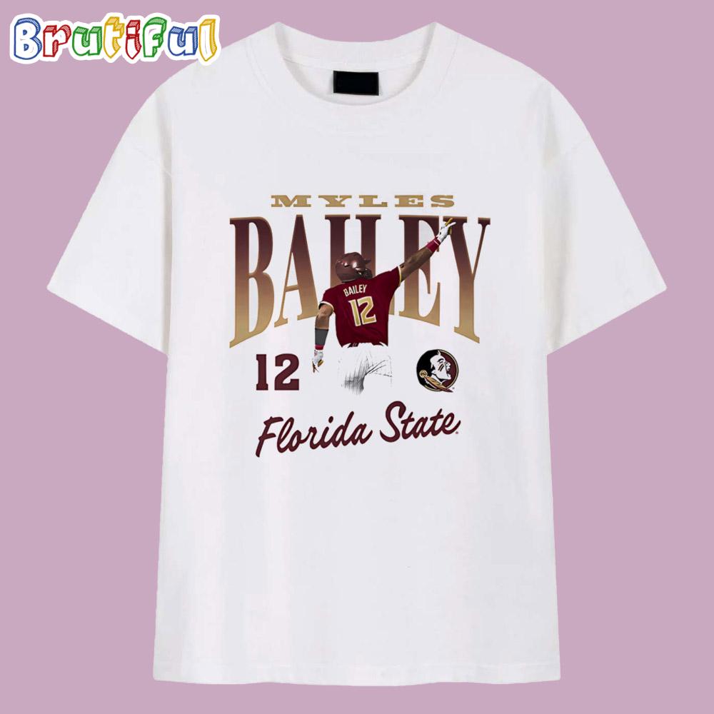 Myles Bailey Florida State Football Cartoon T Shirt