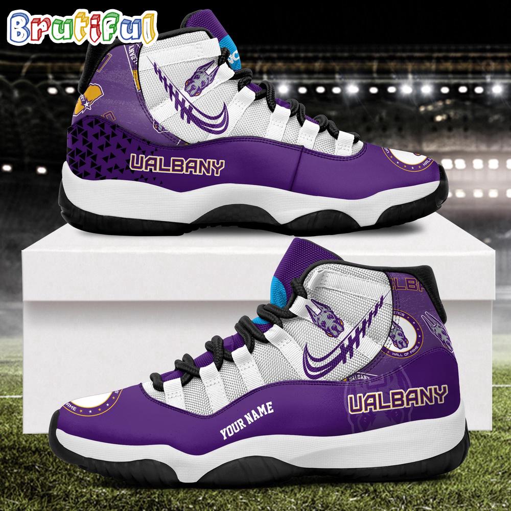 NCAA Albany Great Danes Sport Logo Team Personalized Air Jordan 11 Shoes