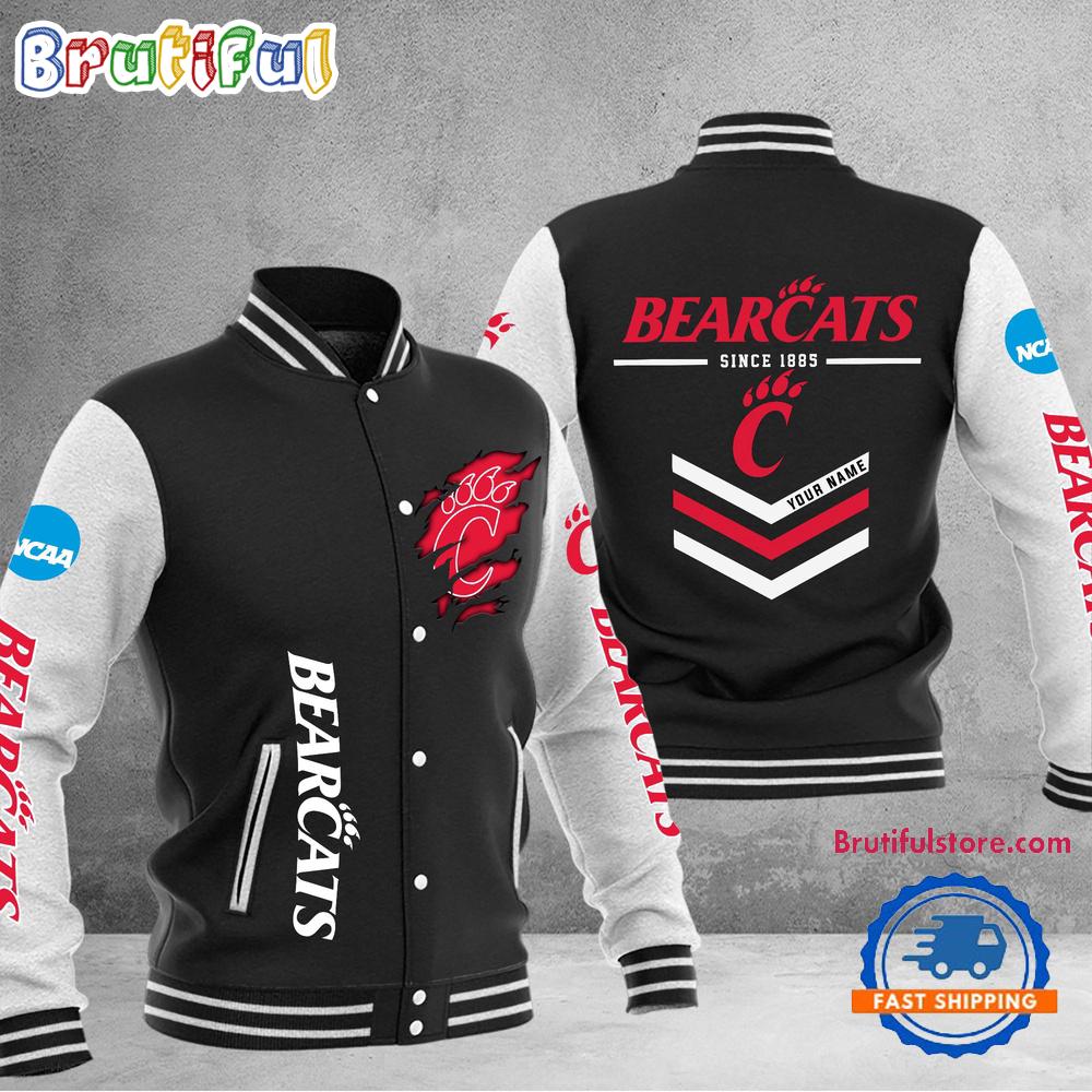 NCAA Cincinnati Bearcats Personalized Sporty Varsity Baseball Jacket