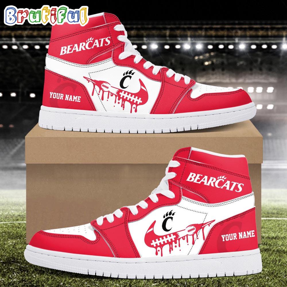 NCAA Cincinnati Bearcats Sport Team Personalized Air Jordan 1 Hightop Shoes