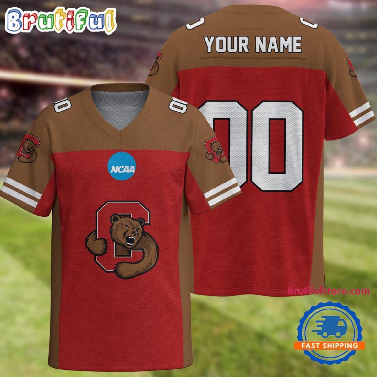 NCAA College football 練習用ユニフォーム NCAA Cornell Big Red Sport Team New Season Personalized Football