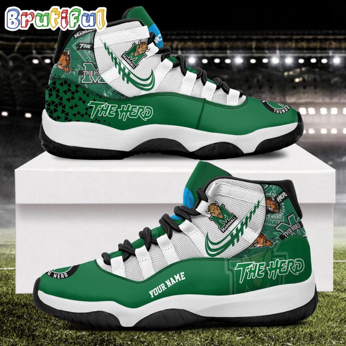 NCAA Marshall Thundering Herd Sport Logo Team Personalized Air