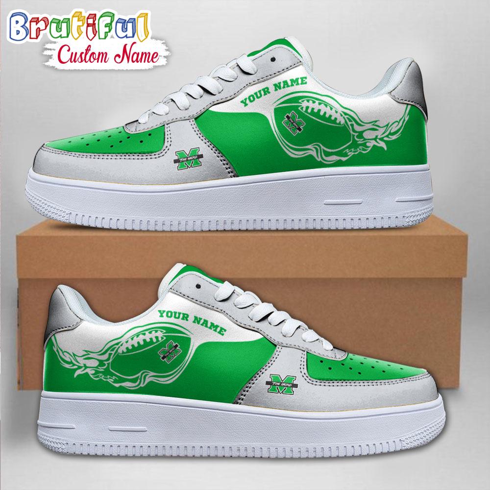 NCAA Marshall Thundering Herd Sporty Air Force 1 Shoes Sneaker