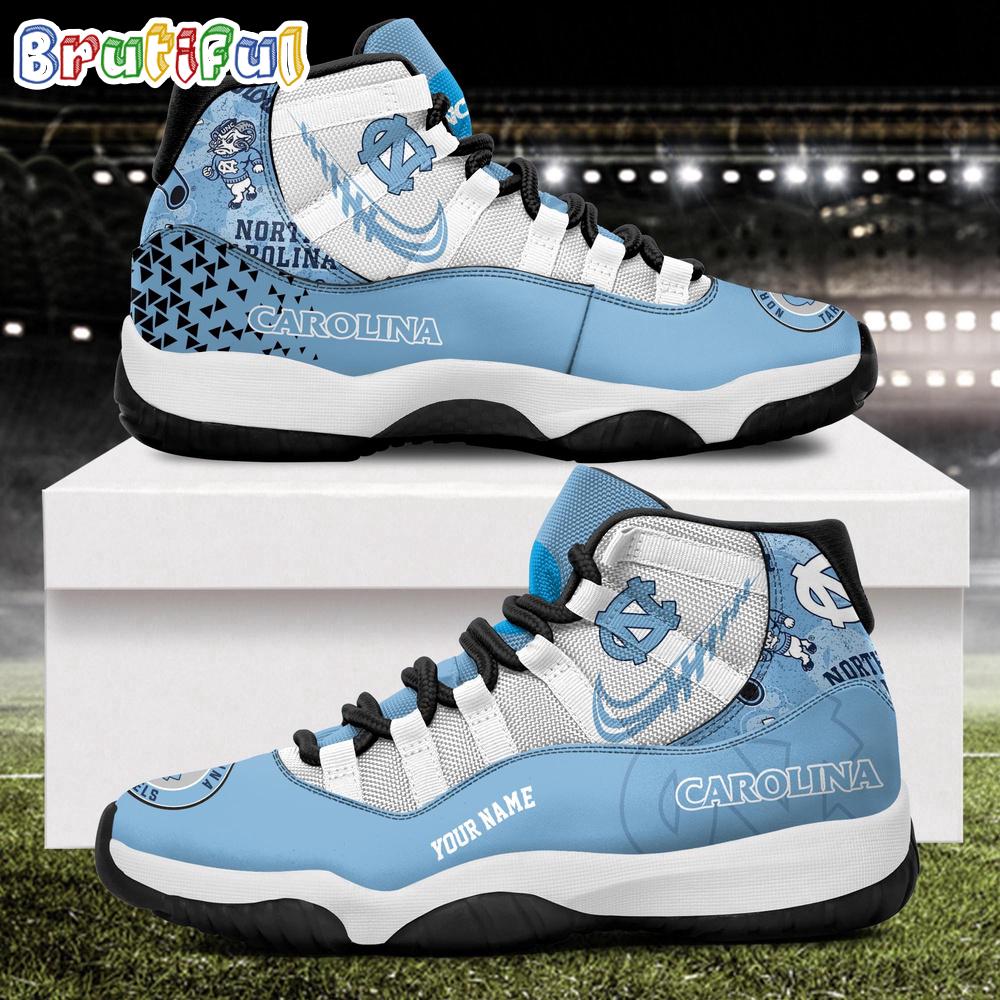NCAA North Carolina Tar Heels Sport Logo Team Personalized Air Jordan 11 Shoes