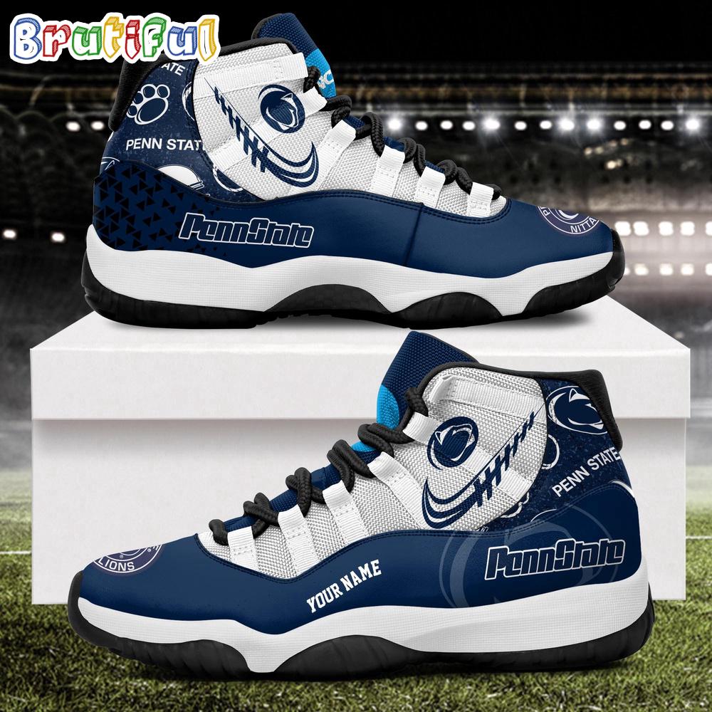 NCAA Penn State Nittany Lions Sport Logo Team Personalized Air Jordan 11 Shoes