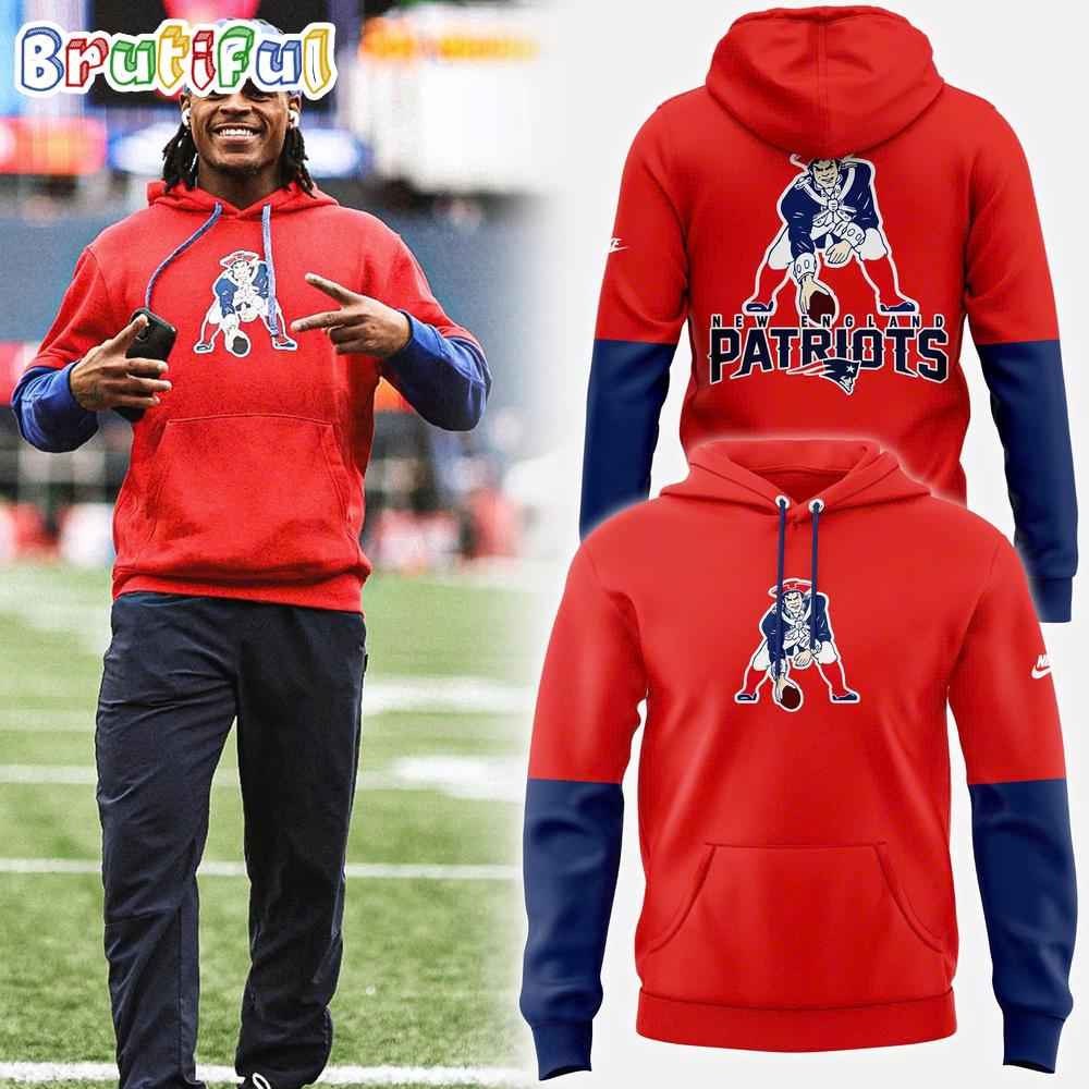 New England Patriots Throwback Rewind Club Hoodie