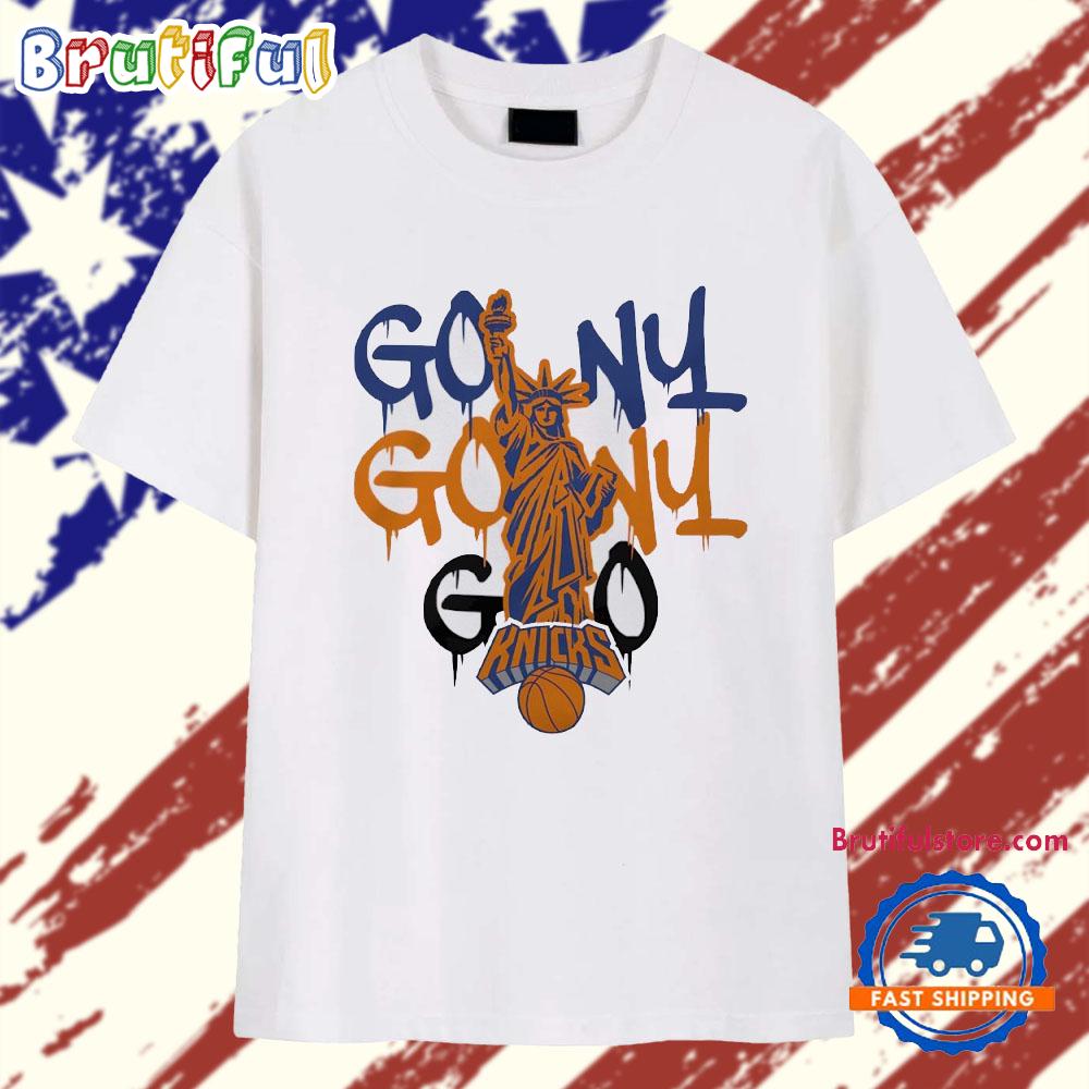 New York Knicks go NY go Statue of Liberty T Shirt