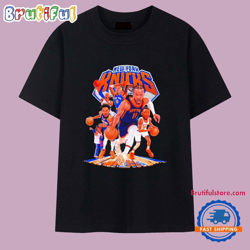 New York Knicks Ny25 Team Caricature T Shirt