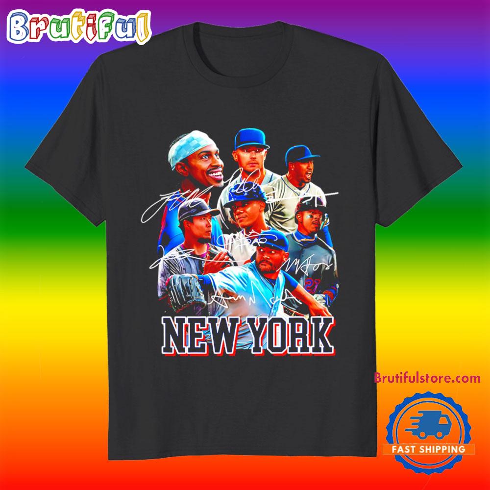 New York Mets All Team Signature Series T Shirt