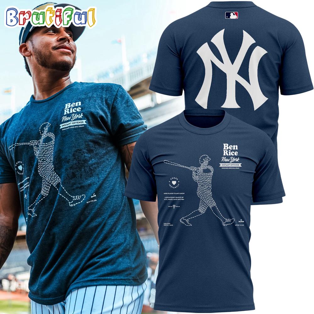 New York Yankees Ben Rice Instant Offense T Shirt