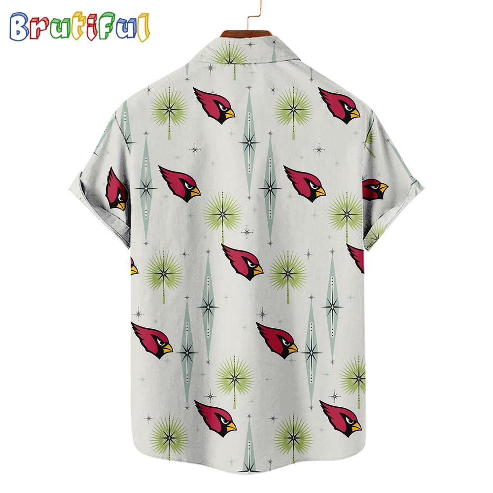 NFL Arizona Cardinals Football Team Logo Funny Aloha Hawaiian Shirt