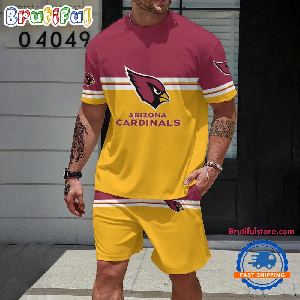NFL Arizona Cardinals Limited Edition Summer T Shirt And Shorts Set