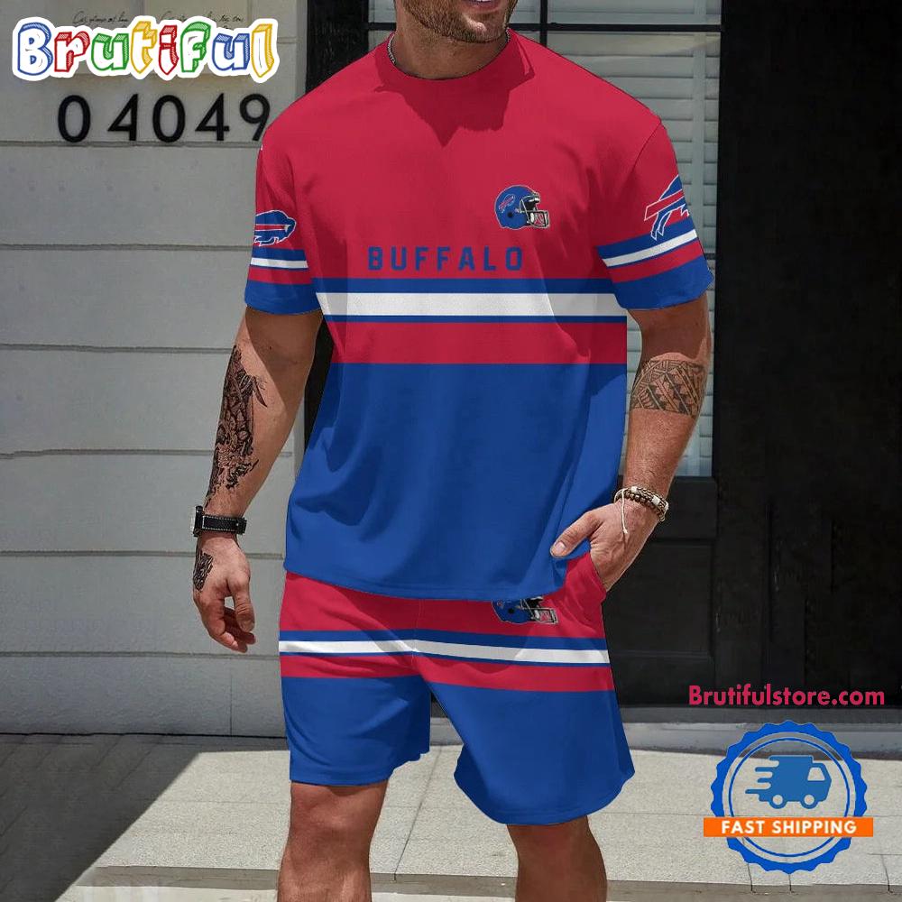 NFL Buffalo Bills Limited New T Shirt And Shorts Set