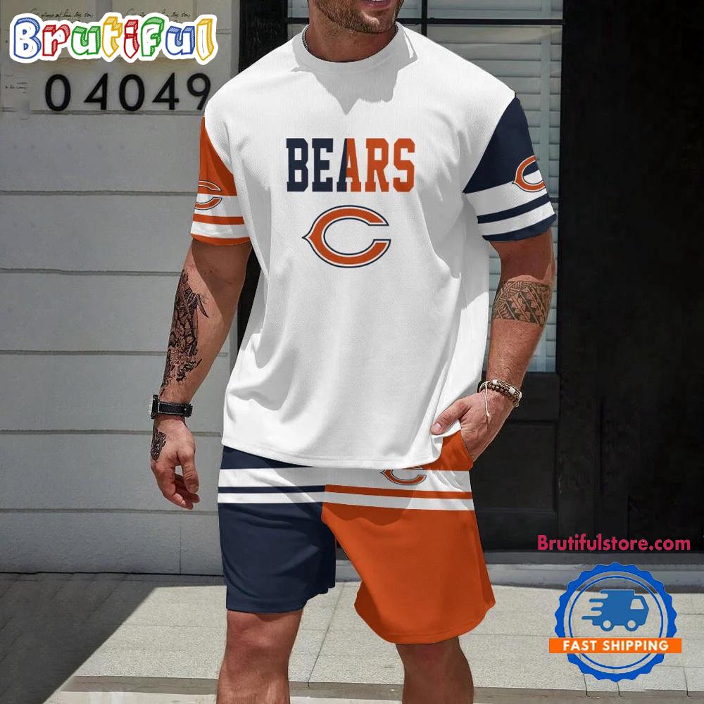 NFL Chicago Bears Limited Edition Summer T Shirt And Shorts Set