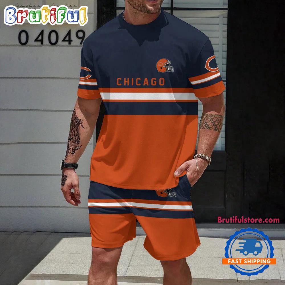 NFL Chicago Bears Limited New T Shirt And Shorts Set