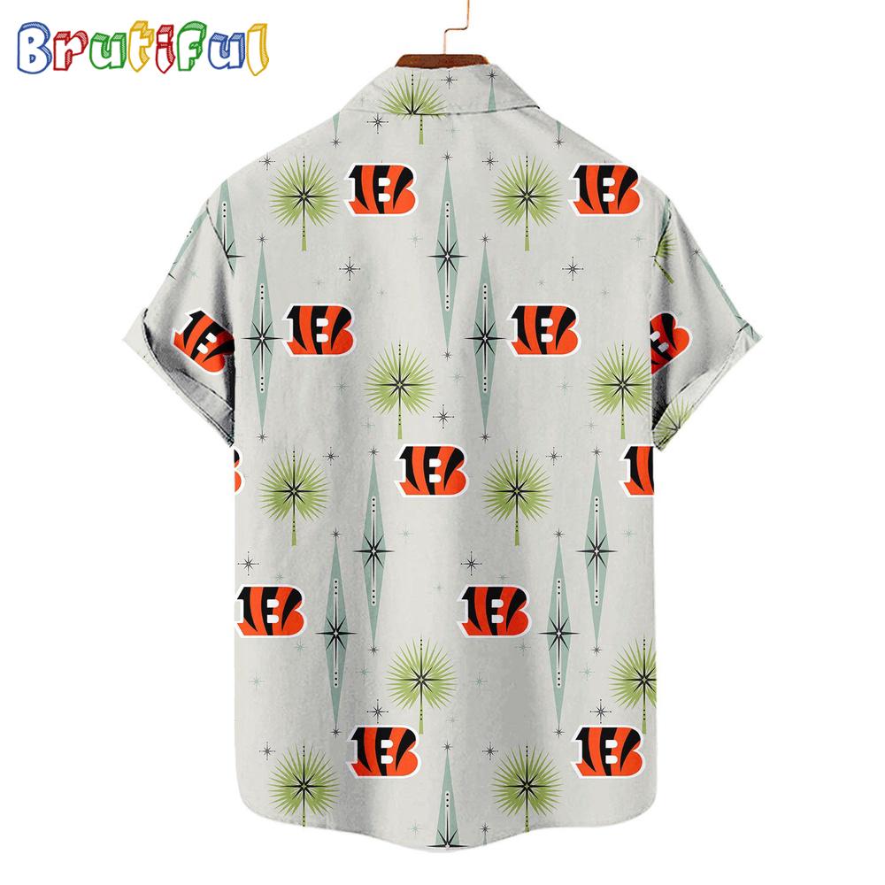 NFL Cincinnati Bengals Football Team Logo Funny Aloha Hawaiian Shirt