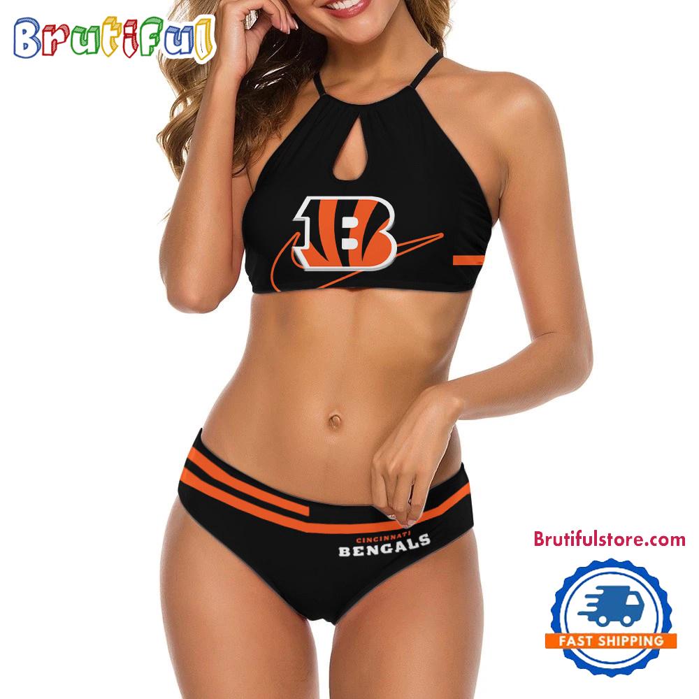 NFL Cincinnati Bengals Summer Beach Women’s Cami 2 Piece Bikini